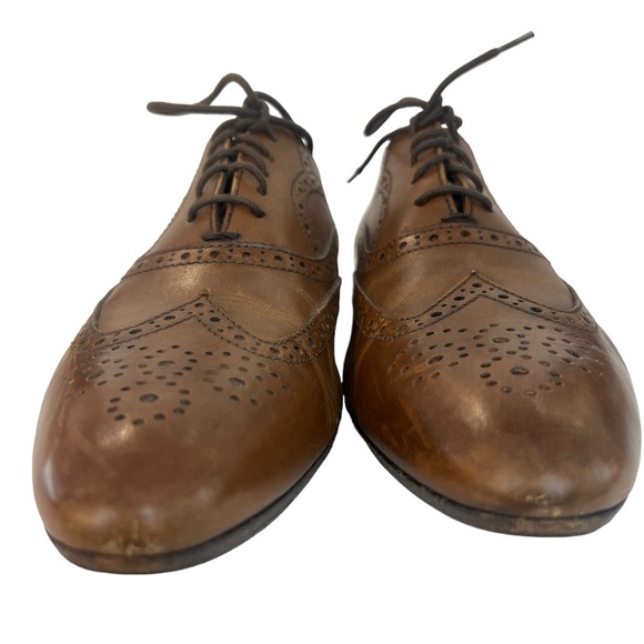 A. Testoni brown lace up drress shoes men - Picture 3 of 8
